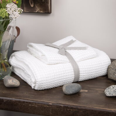 Set de drap de lin-coton.