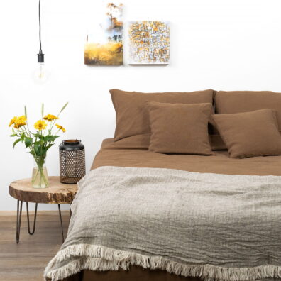 Linge de lit NUTELA lin coton.