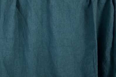 Tissu jean bleu de lin lavé