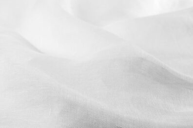 Tissu de lin transparent blanc optique