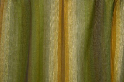 Tissu de lin transparent en rayures multicolores