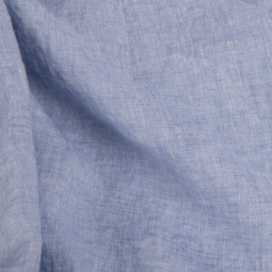 Tissu lin lavé bleu clair