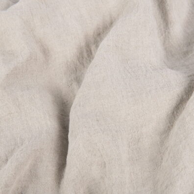 Tissu beige de lin lavé en grande largeur