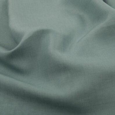 Tissu lin en grande larguer, couleur bleu vert