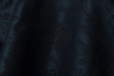 Tissu lin coton Jacquard en fleurs larges.