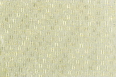 Tissu de lin-coton jaune clair à petits carreaux