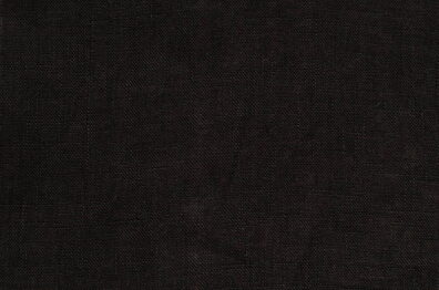 Tissu noir de lin fin