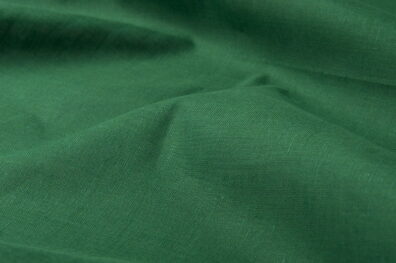 Tissu de lin-coton vert de sapin