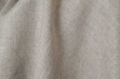 Tissu de lin naturel en motifs d'ajour