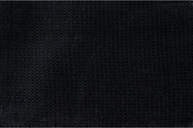 Tissu de lin lavé gaufré en couleur noir