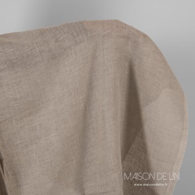 Tissu lin naturel