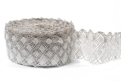Dentelle naturelle-blanche de lin No 31