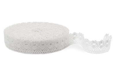 Dentelle blanc cassé de lin No 33