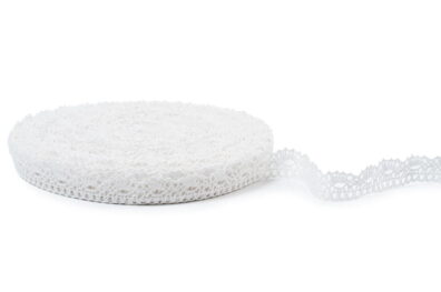 Dentelle blanc optique de lin No 38