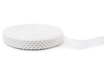 Dentelle blanc optique de lin No 37