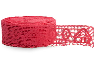 Dentelle de lin en couoleur rose No 47