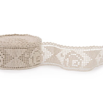 Dentelle beige de lin No 55