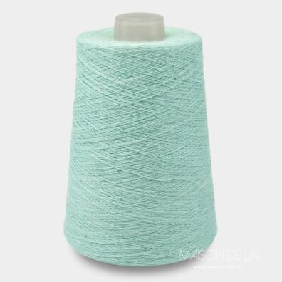 Fils de lin en couleur menthe à l'eau.