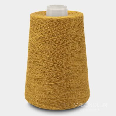 Fils de lin ocre d'or 6(11)
