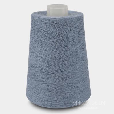 Fils de lin en couleur bleu ardoise 2(20)