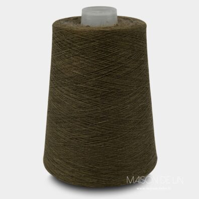 Fils de lin olive noir 4(11)