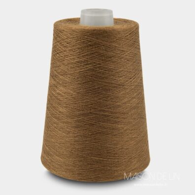 Fils de lin brun disponible fil à un ou tordu par 2,3,4.