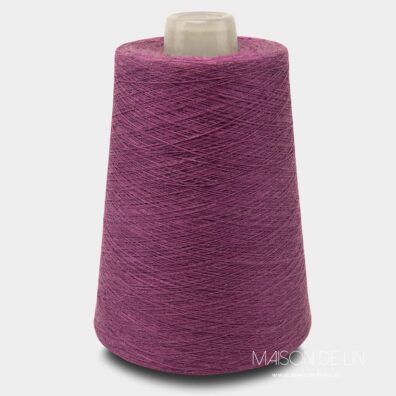 Fils de lin en couleur jus de raisins 3(15)