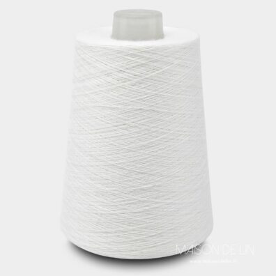 Fils de lin blanc optique 5(0)