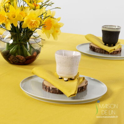 Nappe de lin coton disponibles en tailles differentes.