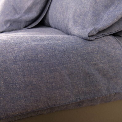 Linge de lin en lin coton, solide.
