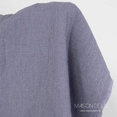 Lin lilas lavé, couleur solid.