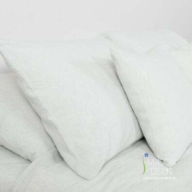 Linge de lit bleu Taie d'oreiller.