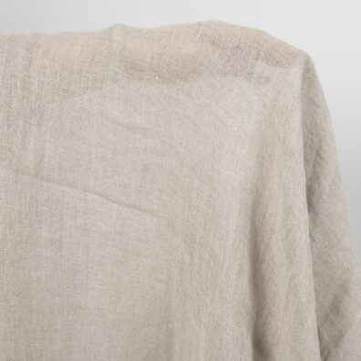 tissu gaz de lin lave naturel