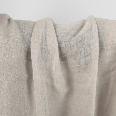 tissu gaz de lin lave naturel