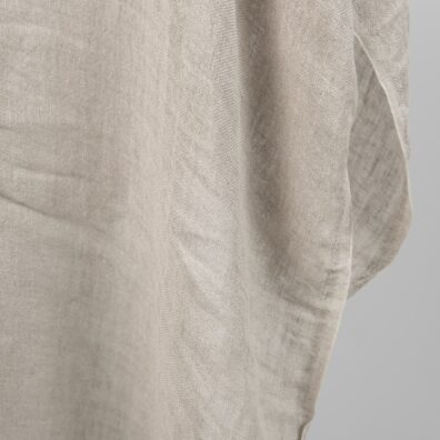 tissu gaz de lin lave naturel