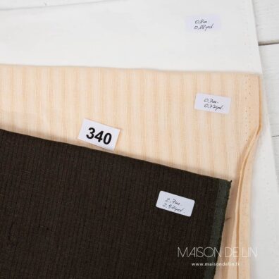 Coupes de tissus en lin, Set no 340
