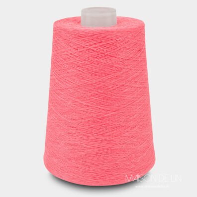 fils de lin vrai rose.