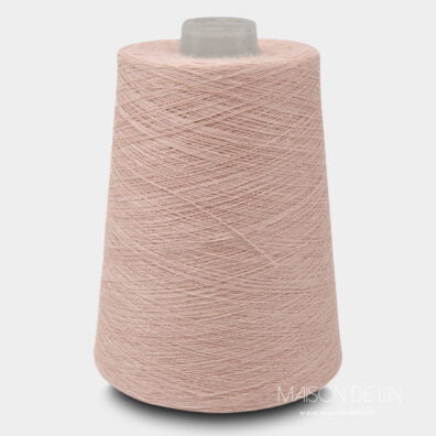 fils de lin rose pastel.