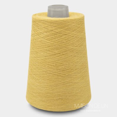 fils de lin banane jaune.