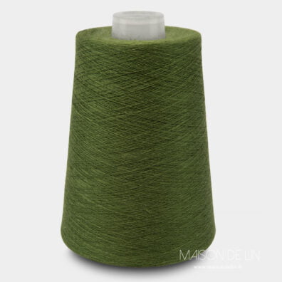 fils de lin herbe vert.