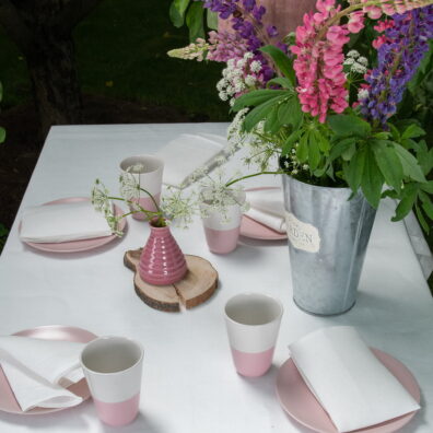 nappe lin en blanc cassé, pas lave