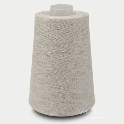 fils de lin gris glace